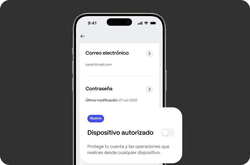 Dispositivo autorizado